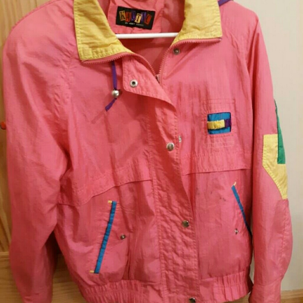 Vtg 80s Kaotic Windbreaker